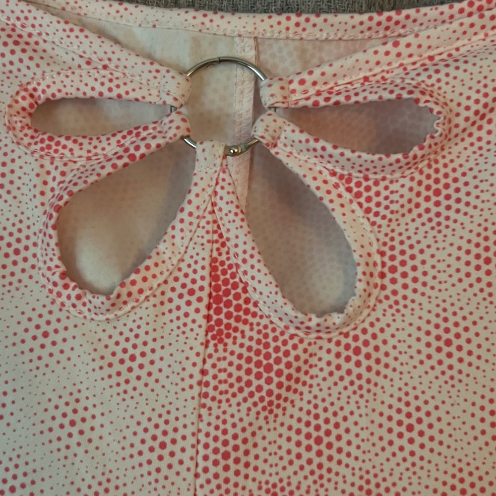 Coral Optical Illusion Patterned Lounge Set